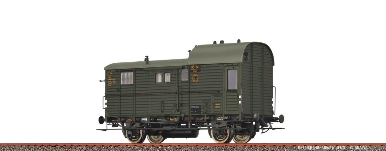 Brawa 49419  Güterzug-Gepäckwagen Pwg  Nürnberg 121 619  Ep. II DRG