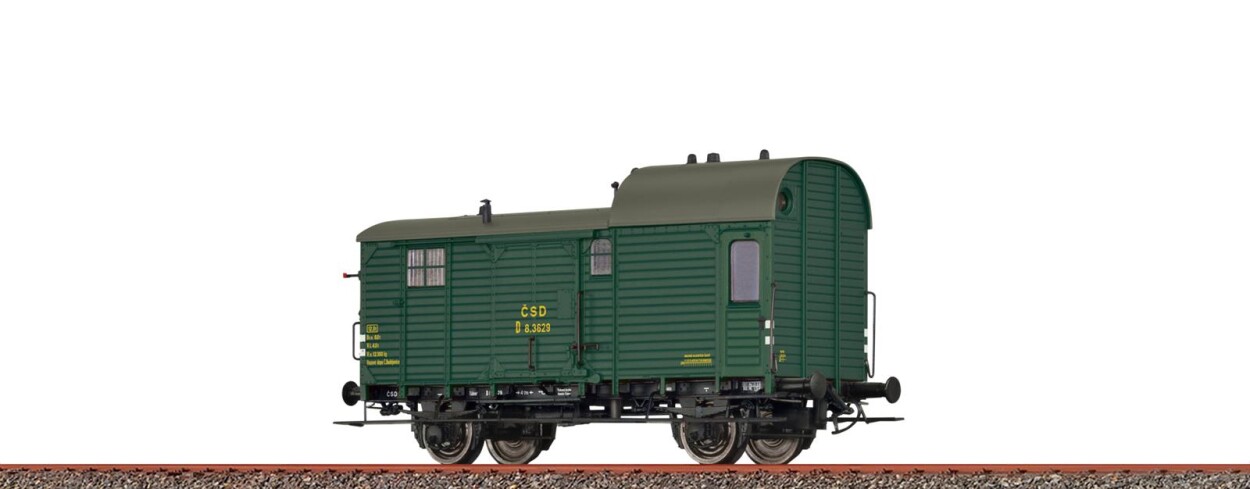 Brawa 49424  Güterzug-Gepäckwagen D  8.3629  Ep. III CSD