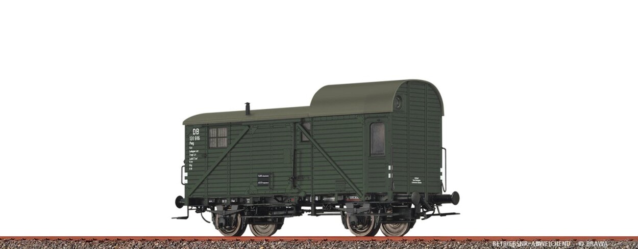 Brawa 49430  Güterzug-Gepäckwagen Pwg  130 709  Ep. III DB