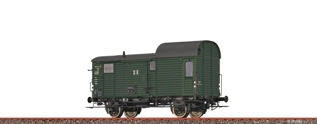 Brawa 49432  Güterzug-Gepäckwagen Pwg  88-31-15  Ep. III DR