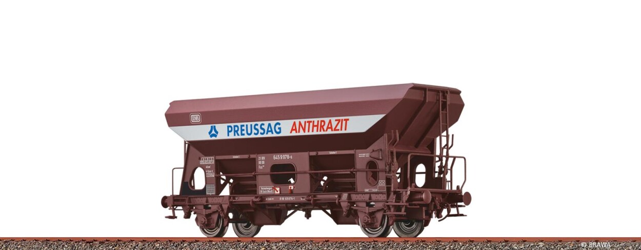 Brawa 49548  Offener Güterwagen Fcs092 "Preussag"  978-8  Ep. IV DB