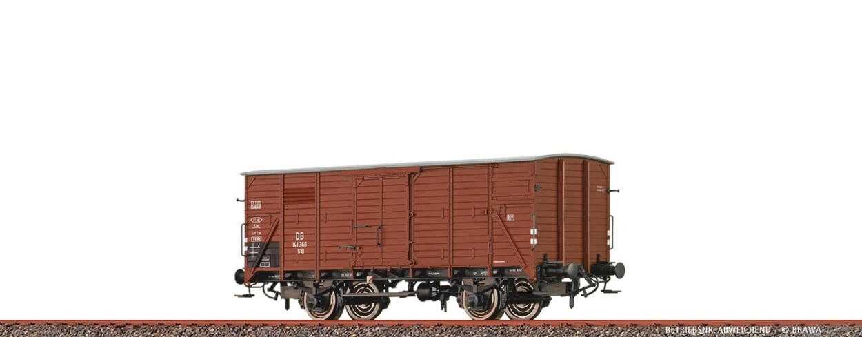 Brawa 49841  Gedeckter Güterwagen Gklm10  134 564  Ep. III DB