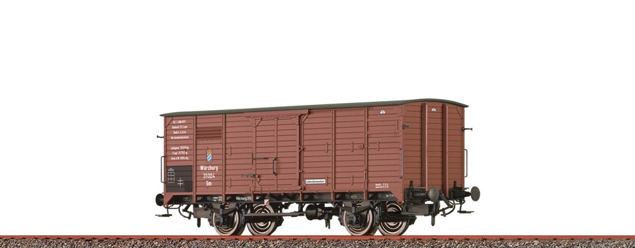 Brawa 49869  Gedeckter Güterwagen Gm  31 024  Ep. I K.Bay.Sts.B.