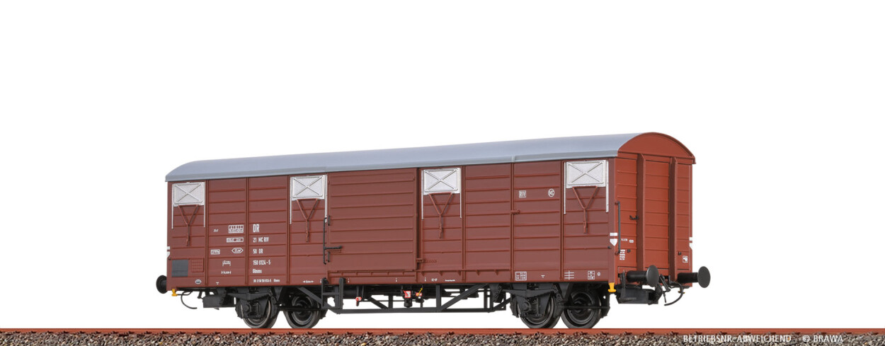 Brawa 49909  Gedeckter Güterwagen Glmms054-4  Ep. IV DR