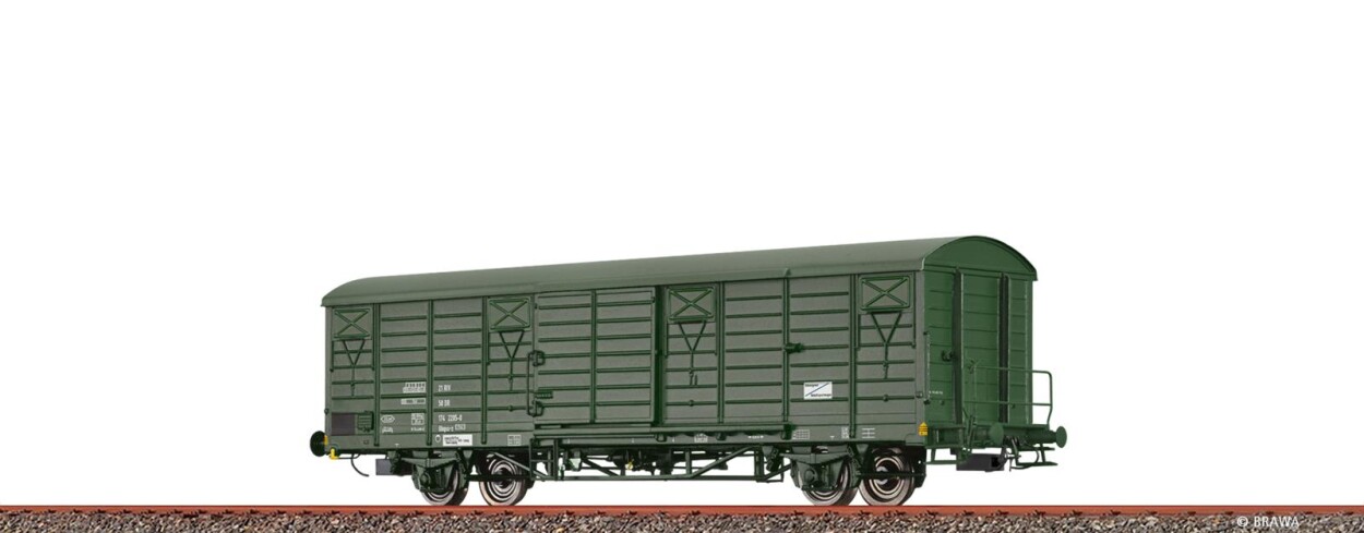Brawa 49914  Gedeckter Güterwagen Gbqss-z „Postwagen”  2205-0  Ep. IV DR
