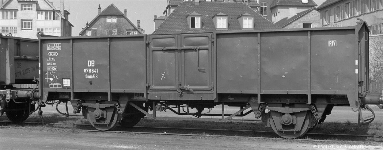 Brawa 50056  Offener Güterwagen Omm53  878 841  Ep. III DB