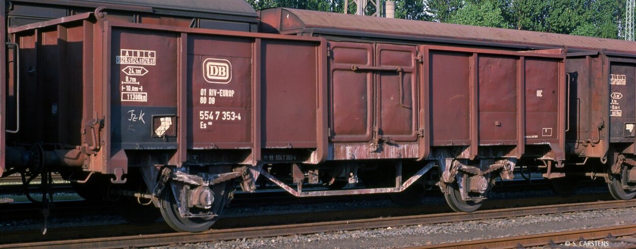 Brawa 50060  Offener Güterwagen ES0501 80 554 7 353-4  Ep. IV DB