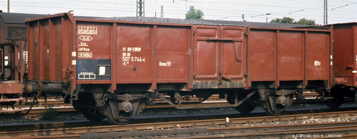 Brawa 50061  Offener Güterwagen .E0401 80 507 5 744-4  Ep. IV DB