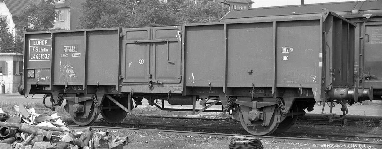 Brawa 50069  Offener Güterwagen L  4461 317  Ep. III FS