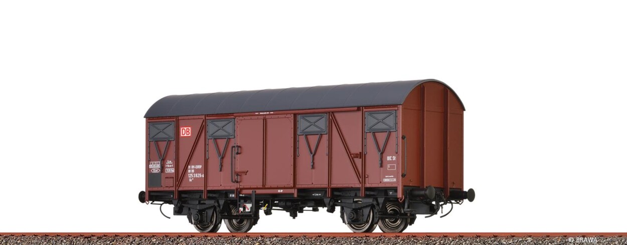 Brawa 50105  Gedeckter Güterwagen Gs 212 "EUROP"  829-6  Ep. VI DB AG