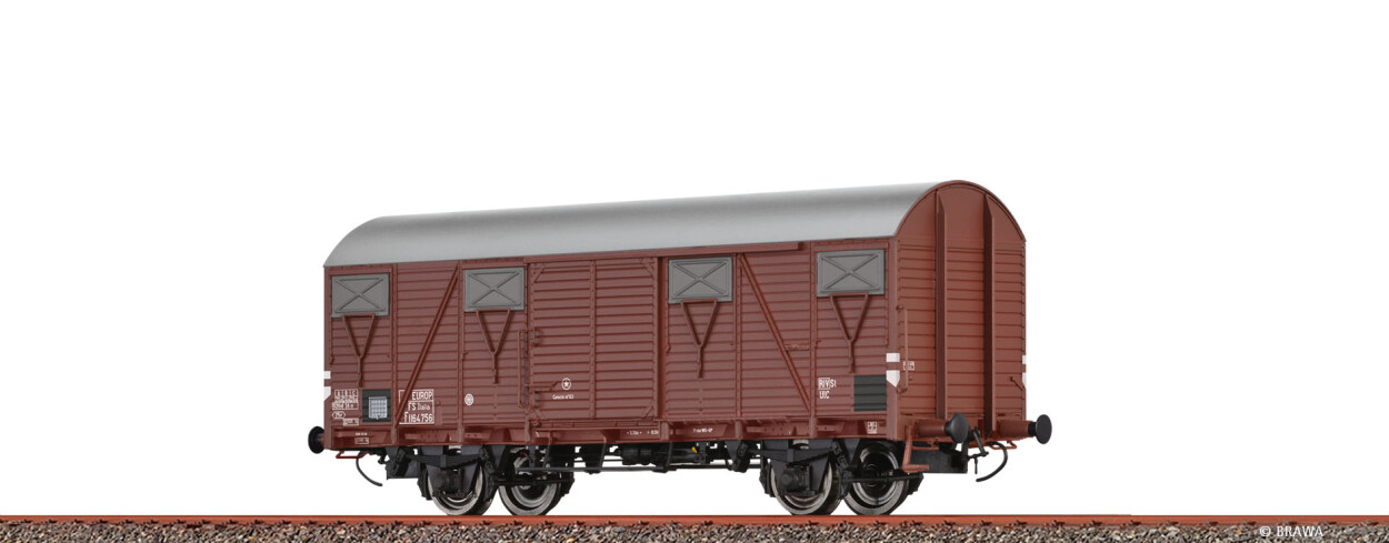 Brawa 50114  Gedeckter Güterwagen Gs  1164756  Ep. III FS
