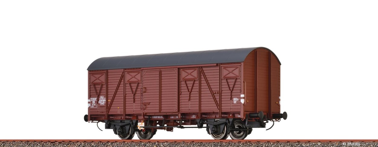 Brawa 50116  Gedeckter Güterwagen S-CHO "EUROP"  6714  Ep. III NS