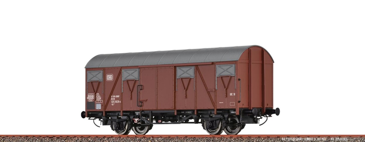 Brawa 50144  Gedeckter Güterwagen Gs212  313-2  Ep. IV DB