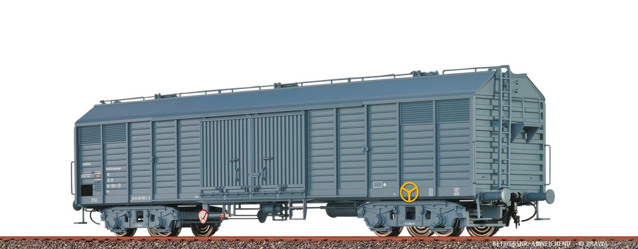 Brawa 50408  Gedeckter Güterwagen Gas  83 50 190 1990-9  Ep. IV DR