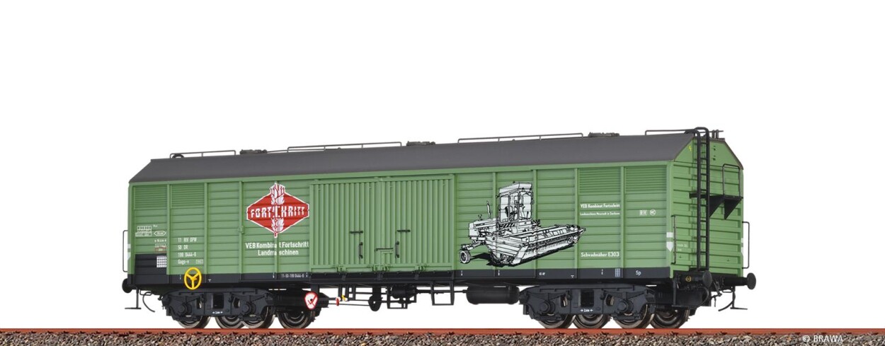 Brawa 50410  Gedeckter Güterwagen Gags-v "Fortschritt"  Ep. IV DR