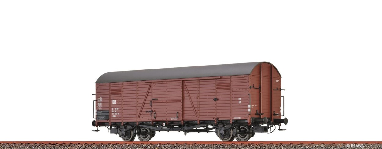 Brawa 50453  Gedeckter Güterwagen Gbklr  21 50 118 8049-3  Ep. IV DR