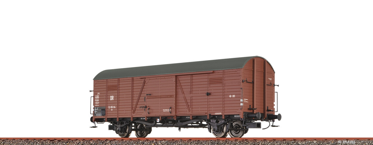 Brawa 50456  Gedeckter Güterwagen Glr  12-95-04  Ep. III DR