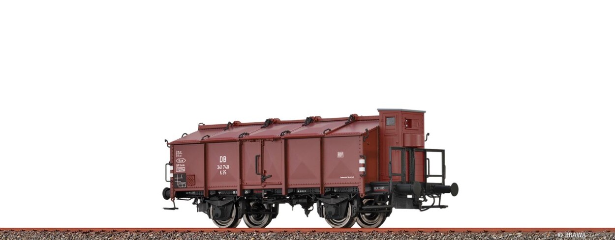 Brawa 50548  Klappdeckelwagen K25  341 740  Ep. III DB