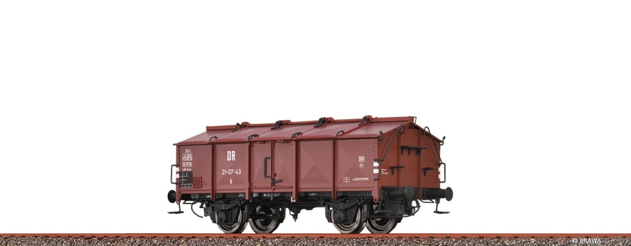 Brawa 50550  Klappdeckelwagen K  21-07-43  Ep. III DR