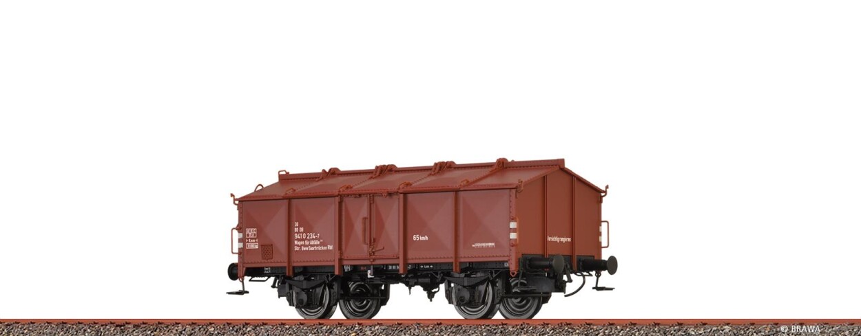 Brawa 50557  Klappdeckelwagen Uk-V-25  30 80 941 0 234-7  Ep. IV DB