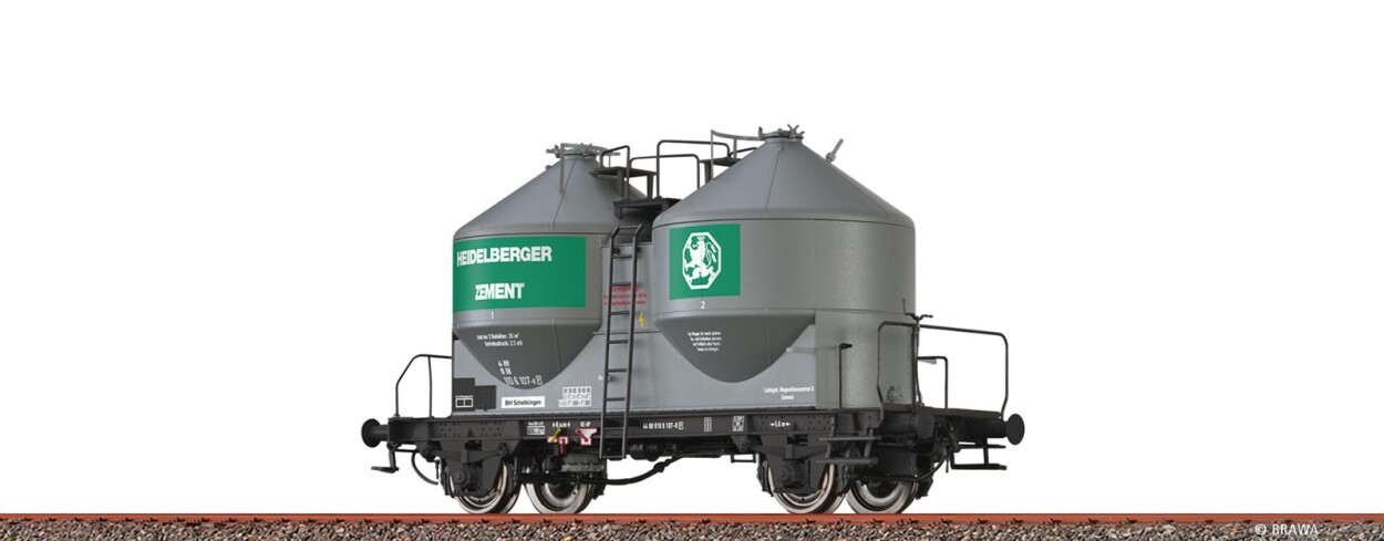 Brawa 50578  Staubbehälterwagen Ucs909 "Heidelberger Zement"  Ep. IV DB