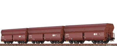 Brawa 50680  3er-Set Sch&uuml;ttgutwagen Fals 18637-8  Ep. VI DB AG