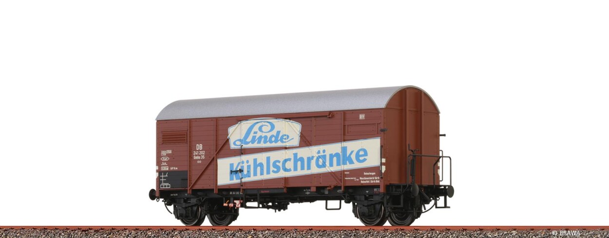 Brawa 50733  Gedeckter Güterwagen Gmhs35 "Linde"  241 202  Ep. III DB