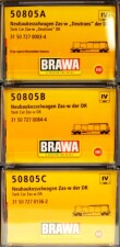 Brawa 50805  3er-Set Neubau-Kesselwagen Zas-w  136-2  Ep....