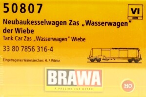 Brawa 50807  Neubau-Kesselwagen Zas...