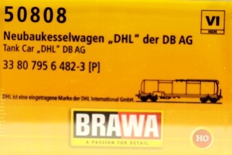 Brawa 50808  Neubau-Kesselwagen Uia &quot;DHL&quot;  3...
