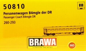 Brawa 50810  Personenwagen B4mgl  260-293  Ep. III DR