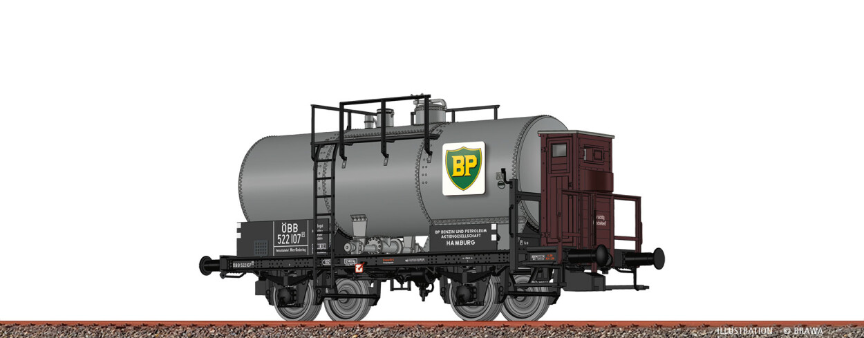 Brawa 50857  Kesselwagen Z "BP"  522 107  Ep. III ÖBB