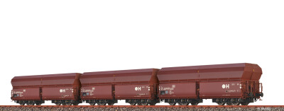 Brawa 50879  3er-Set Sch&uuml;ttgutwagen Fals 175 + Fals...