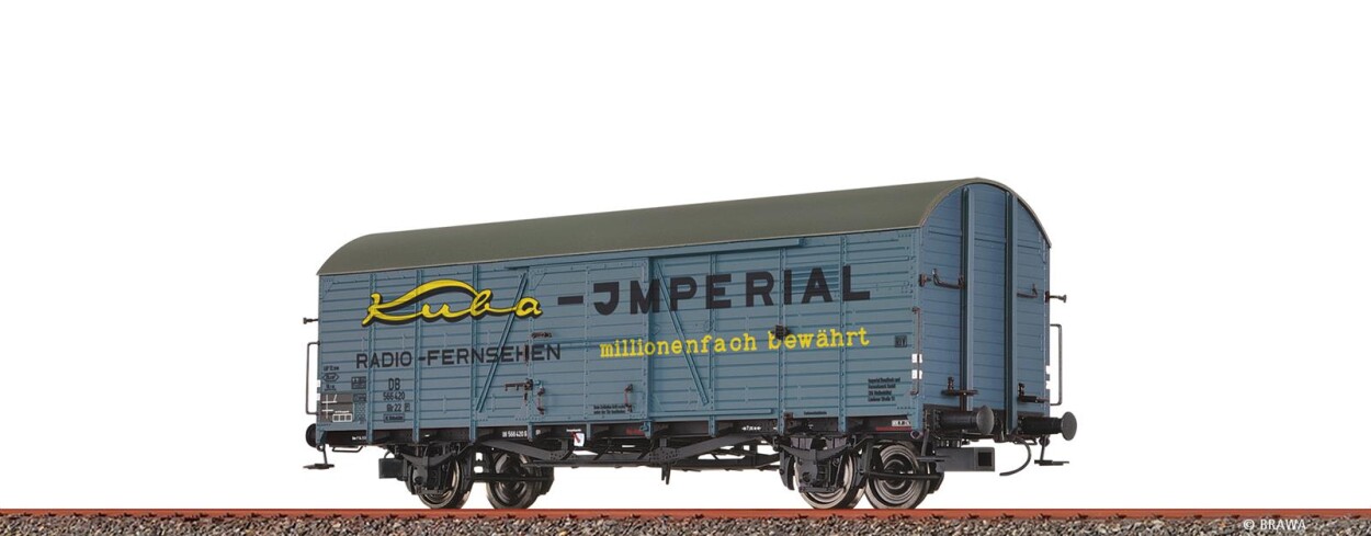 Brawa 50934  Gedeckter Güterwagen Glr22 "Kuba Imperial"  566 420  Ep. III DB