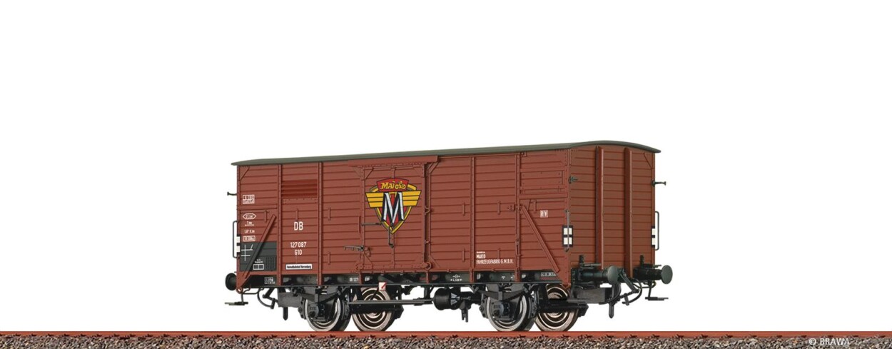 Brawa 50959  Gedeckter Güterwagen G10 "Maico"  127 087  Ep. III DB