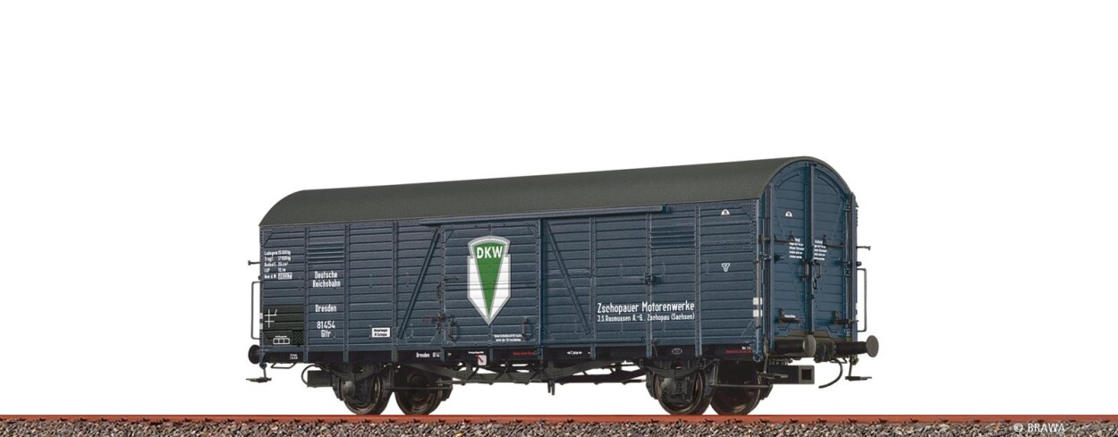 Brawa 50965  Gedeckter Güterwagen Gltr "DKW"  81454  Ep. II DRG