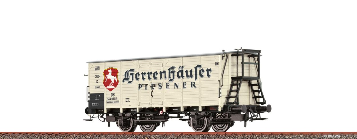 Brawa 50986  Gedeckter Güterwagen G10 "Herrenhäuser"  564 839  Ep. III DB