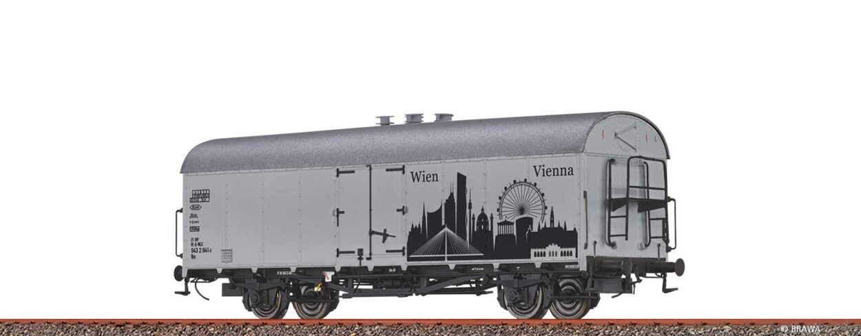 Brawa 50989  Gedeckter Güterwagen Ibs "Skyline Wien" 841-3  Ep. VI 0