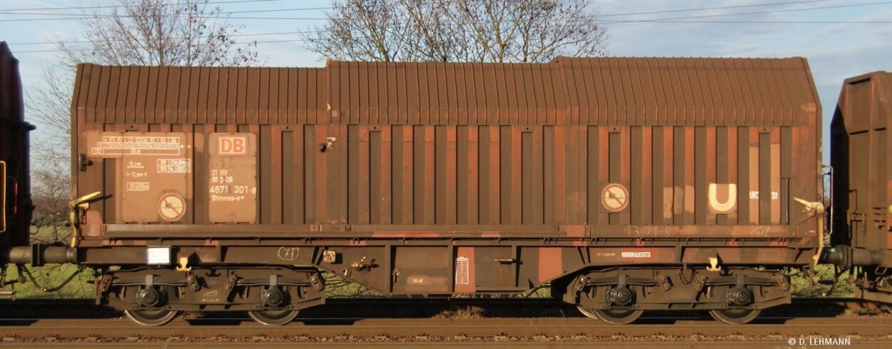 Brawa 51008  Teleskophaubenwagen Shimmns-u70801-4  Ep. VI DB AG