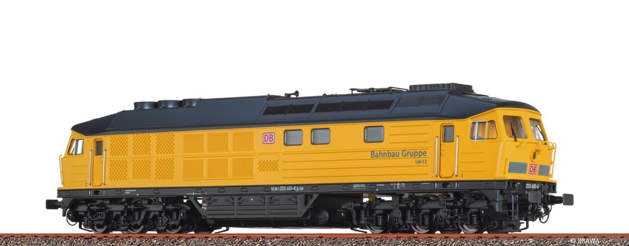 Brawa 61043  Diesellok BR 233 DB Bahnbau Gruppe  Ep. VI DB AG Sound