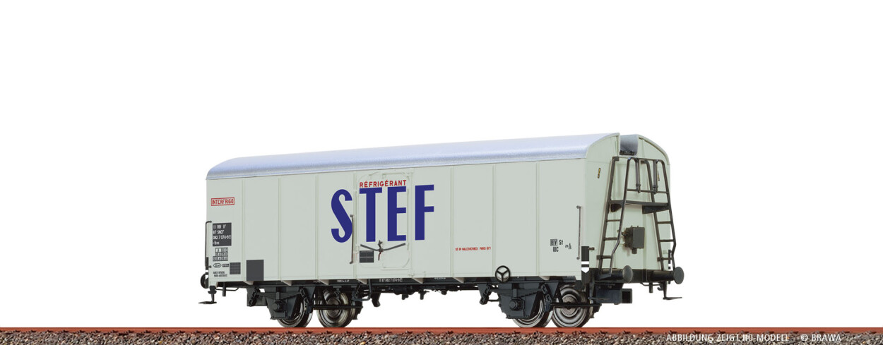 Brawa 67121  Kühlwagen Ibes „STEF”  8 [P]  Ep. IV SNCF