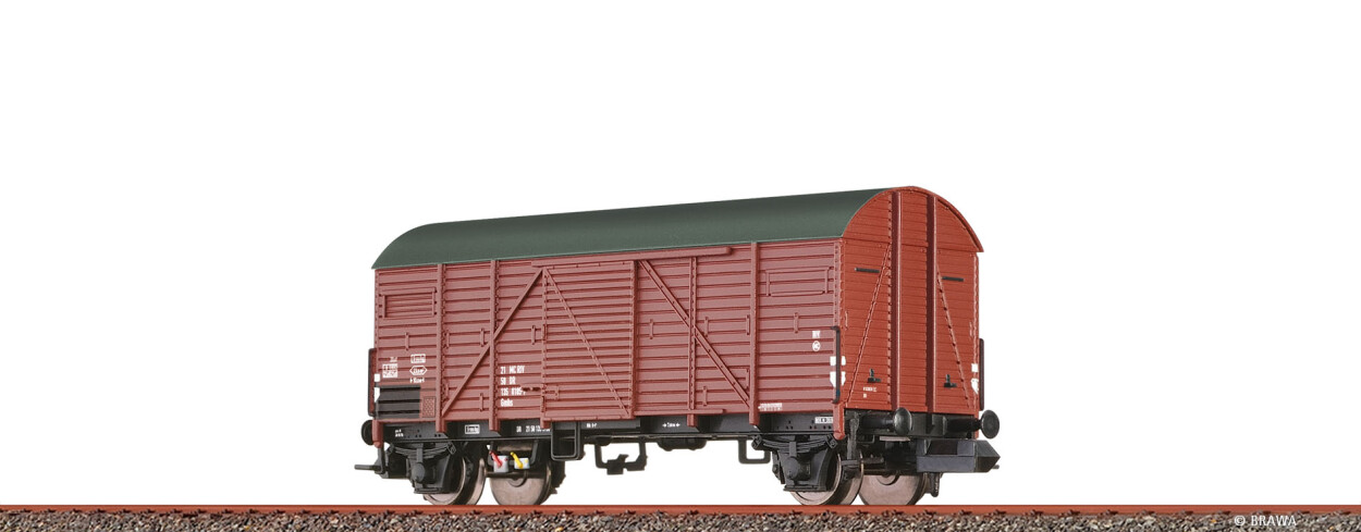 Brawa 67330  Gedeckter Güterwagen Gmhs185-7  Ep. IV DR