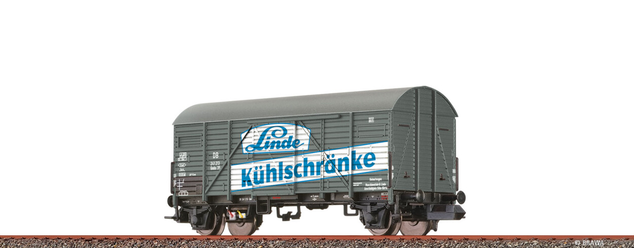 Brawa 67333  Gedeckter Güterwagen Gmhs35 „Linde”  241 213  Ep. III DB