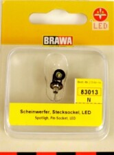 Brawa 83013  Scheinwerfer  -  Stecksockel mit LED
