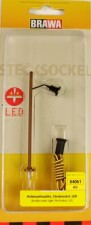 Brawa 84061  Holzmastleuchte  -  Stecksockel mit LED