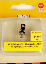 Brawa 84114  Scheinwerfer  -  Stecksockel mit LED