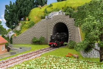 Faller 120576  2 Tunnelportale  1-gleisig