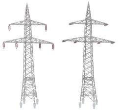 Faller 130898  2 Freileitungsmasten (110 kV)