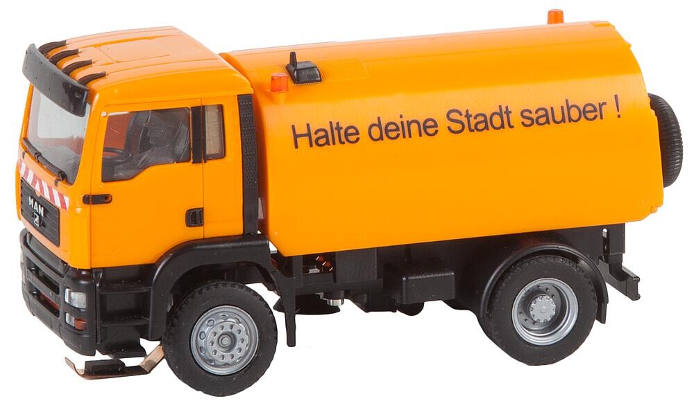 Faller 161482  Car System  LKW MAN TGA Straßenkehrmaschiene (HERPA)