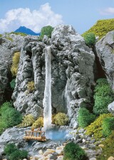 Faller 171814  Felswand mit Wasserfall